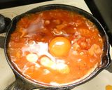 ベーコンのガーリックトマト煮作り方4写真