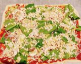 しらすと長ネギの味噌トマトソースピザ作り方6写真