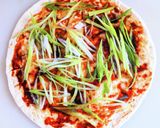 魚の照り焼きそぼろのピザ作り方7写真