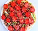 魚の照り焼きそぼろのピザ作り方9写真