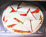 魚の照り焼きそぼろのピザ作り方11写真