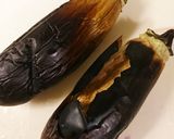 焼き茄子ニンニク醬油作り方2写真