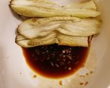 焼き茄子ニンニク醬油作り方4写真