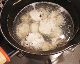 鶏団子とキャベツ煮込み作り方5写真