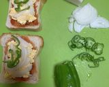 たまごとチーズのオープンサンド作り方6写真