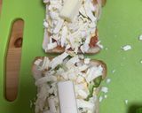 たまごとチーズのオープンサンド作り方7写真