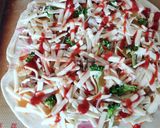今日の朝食チェダーチーズピザ作り方2写真