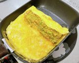 アボカドと明太子を巻いた卵焼き作り方2写真