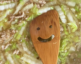 豚ひき肉と白菜の餡かけごはん作り方3写真