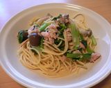 ☆小松菜とツナのバター醤油ﾊﾟｽﾀ☆作り方7写真