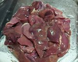 レバーの甘辛煮作り方1写真