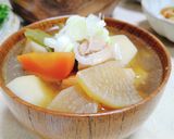 ✿根菜と里芋の芋煮風汁✿作り方5写真