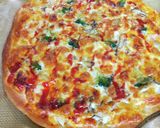 今日の朝食チェダーチーズピザ作り方3写真