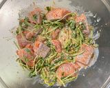 とびっこサーモンサラダ、豆苗アレンジ作り方4写真