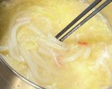 寒い日には生姜入り卵とじうどん作り方3写真
