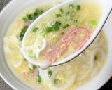 寒い日には生姜入り卵とじうどん作り方4写真