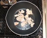 鶏ごぼう釜玉うどん作り方4写真