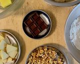 ＊りんごとくるみとチョコのマフィン＊作り方1写真