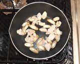 鶏ごぼう釜玉うどん作り方5写真