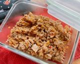 味付豚挽肉の卵黄のせ作り方1写真