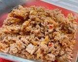 味付豚挽肉 を使ってもやし炒め作り方1写真