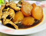 黒砂糖で味しみしみ｡｡｡ブリ大根作り方7写真