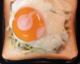 ホットサンド　グリーンカレー目玉焼チーズ作り方3写真