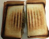 ホットサンド　グリーンカレー目玉焼チーズ作り方5写真
