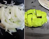 アボカドとトマトのオニオングラタンスープ作り方1写真