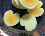 勤労感謝の日に感謝♡ハート型の茹で卵作り方4写真