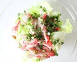 簡単に【カニカマレタスの中華マヨサラダ】作り方3写真
