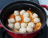 ミートボールとキャベツのトマト煮込み。作り方8写真