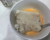 昨夜の鯛めしで作った 鯛めし黄金炒飯作り方6写真
