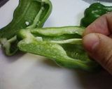 ▼ピーマンとシラス干しのきんぴら▼作り方1写真