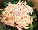 お揚げ(干し豆腐)と水菜の中華サラダ作り方4写真