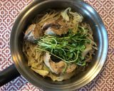 サバ缶ともやしの鍋作り方3写真