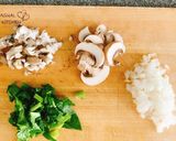 うどんスープの粉末とトマト缶でリゾット作り方1写真