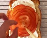クリームチーズとりんごのバラトースト作り方6写真
