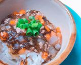 沖縄家庭料理 もずく丼作り方9写真