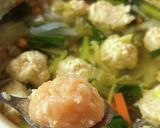 給食の味♡ 肉団子と春雨のスープ作り方5写真