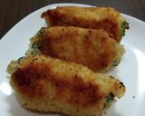 ささ身のえのき巻きパン粉焼き作り方7写真