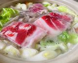 鍋といえば｡｡｡豚汁煮込みうどん鍋作り方8写真