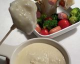 X’masツリークリームチーズフォンデュ作り方9写真
