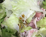 豚肉とレタスのにんにく＆しょうゆ炒め作り方3写真