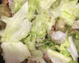 豚肉とレタスのにんにく＆しょうゆ炒め作り方4写真