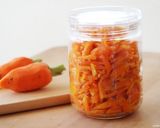 〈時短料理の味方〉蒸し炒めにんじん作り方7写真