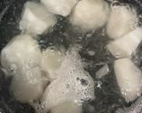 里芋とスルメイカの煮物作り方1写真
