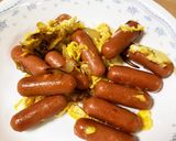 ウインナーのカレー風味炒め作り方4写真