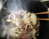 柔らか豚しゃぶ肉のネギ塩炒め☆焼き鮭弁当作り方2写真