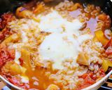 シーフードチリトマト鍋【キャンプ飯】作り方4写真